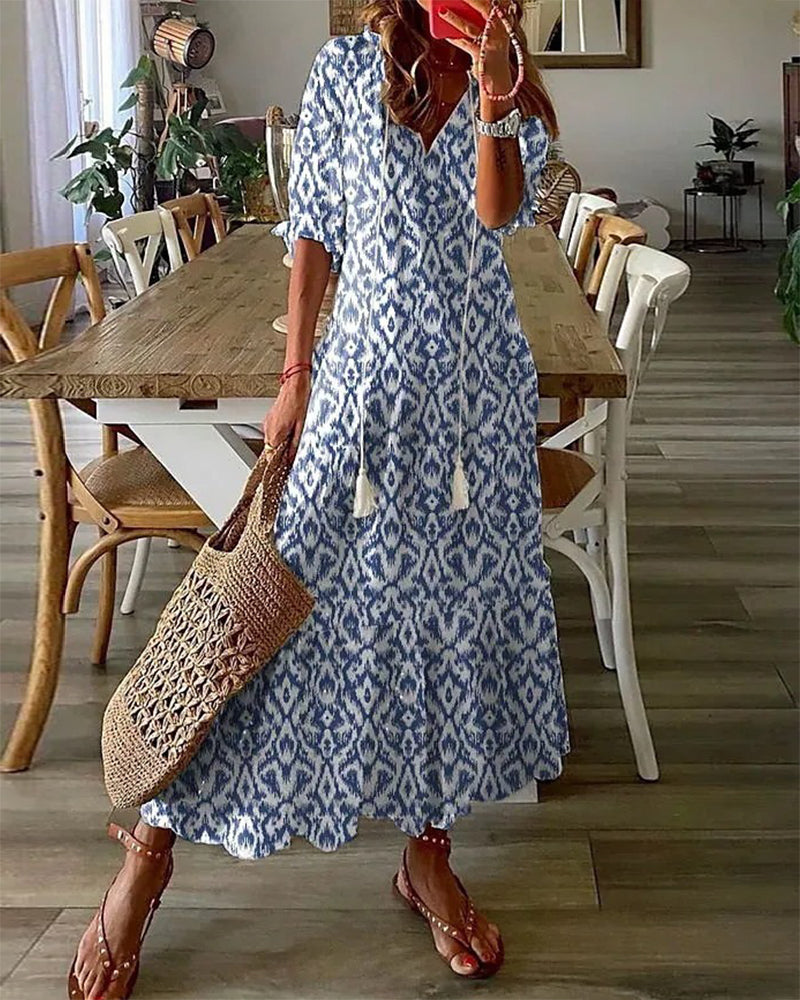 Esmie - Boho Tummy Coverage Dress