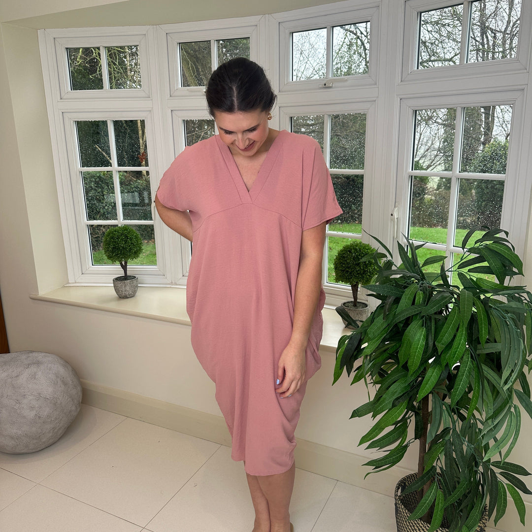 TANYA - V-NECK MAXI DRESS