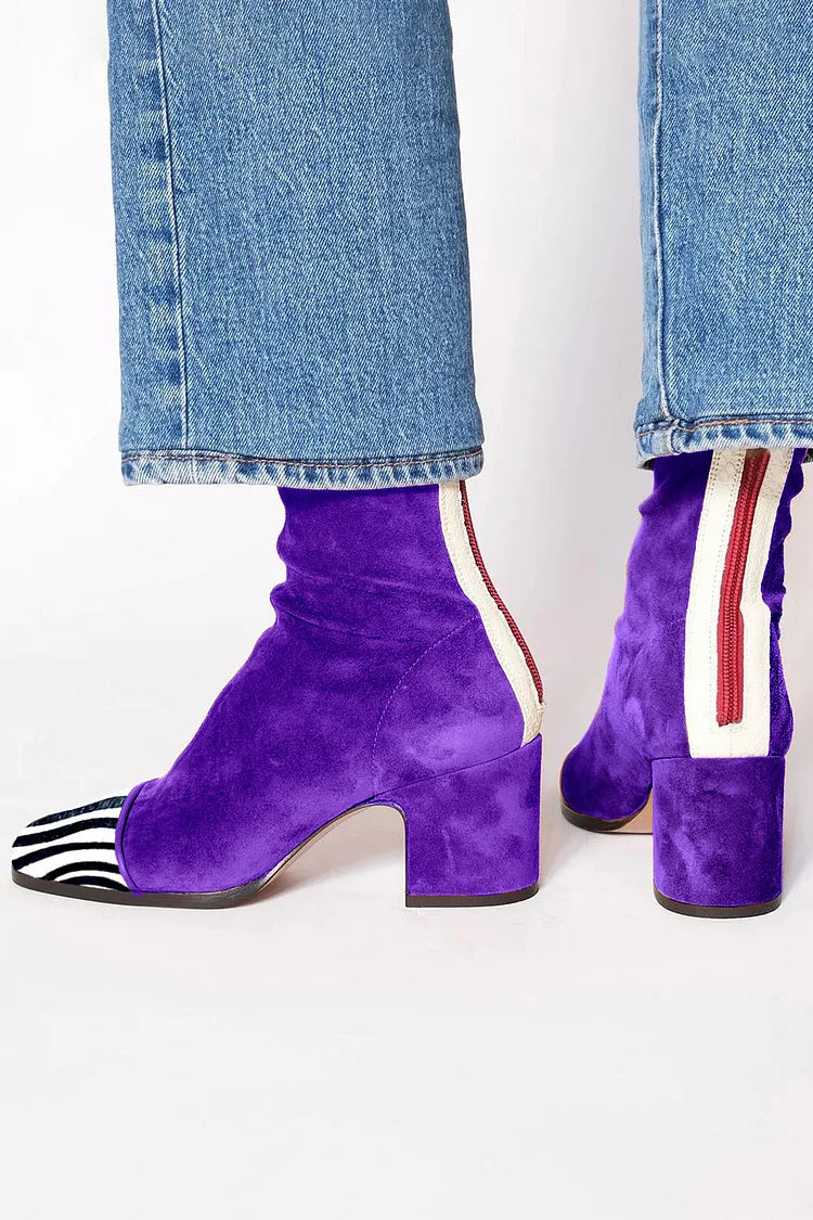 Nora® | Bold Printed Ankle Boots