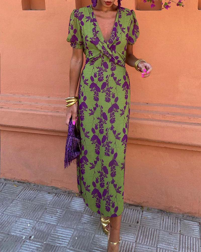Celia - Elegant Floral Dress