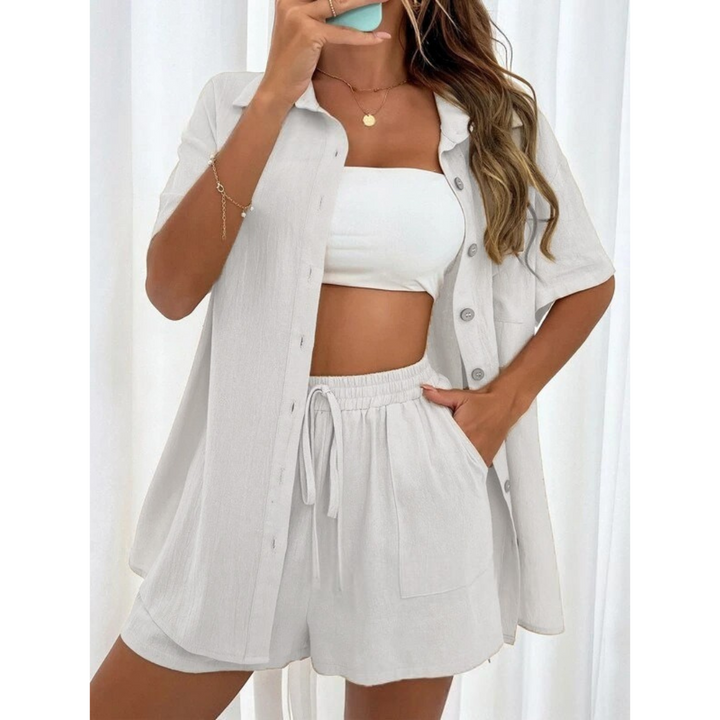 MERYL –  MODISH BUTTON-DOWN SET