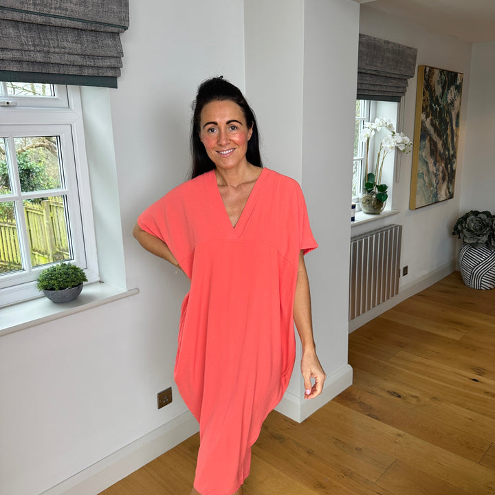 TANYA - V-NECK MAXI DRESS