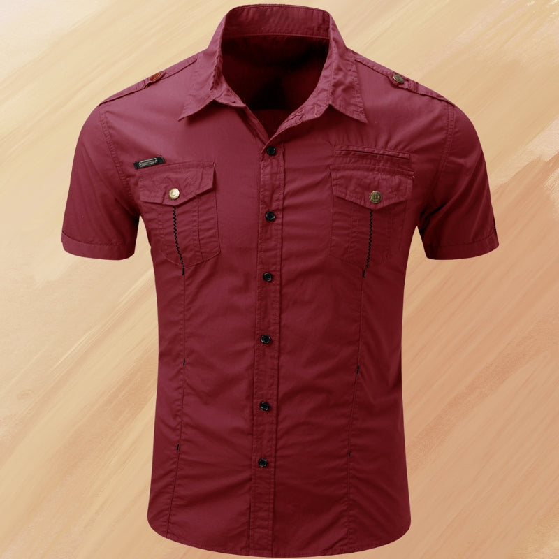 RANDALL - REFINED WARM-WEATHER BUTTON-UP WITH POCKET