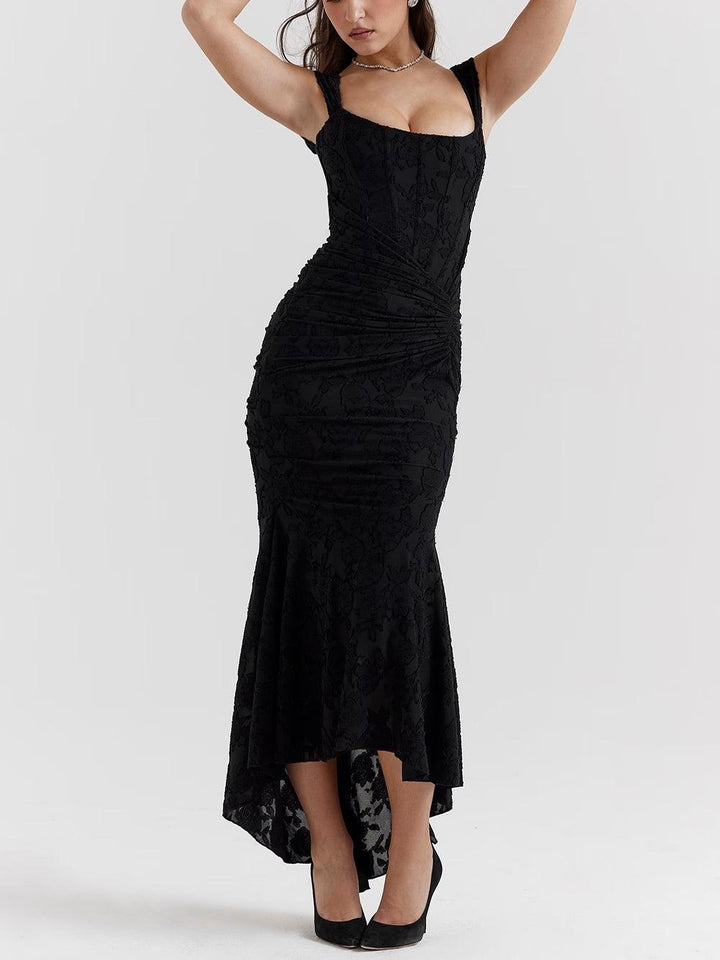 ROWAN - SKY BLOOM FLOWY MAXI DRESS