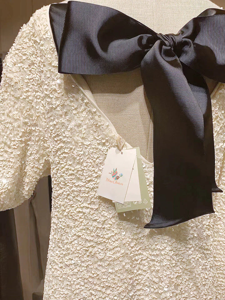 VANNAH - CHIC DRESS WITH BOW