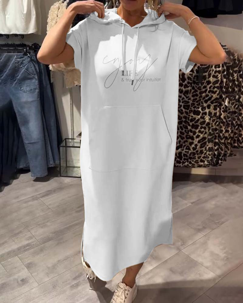 Bridget - Casual Hoodie Dress