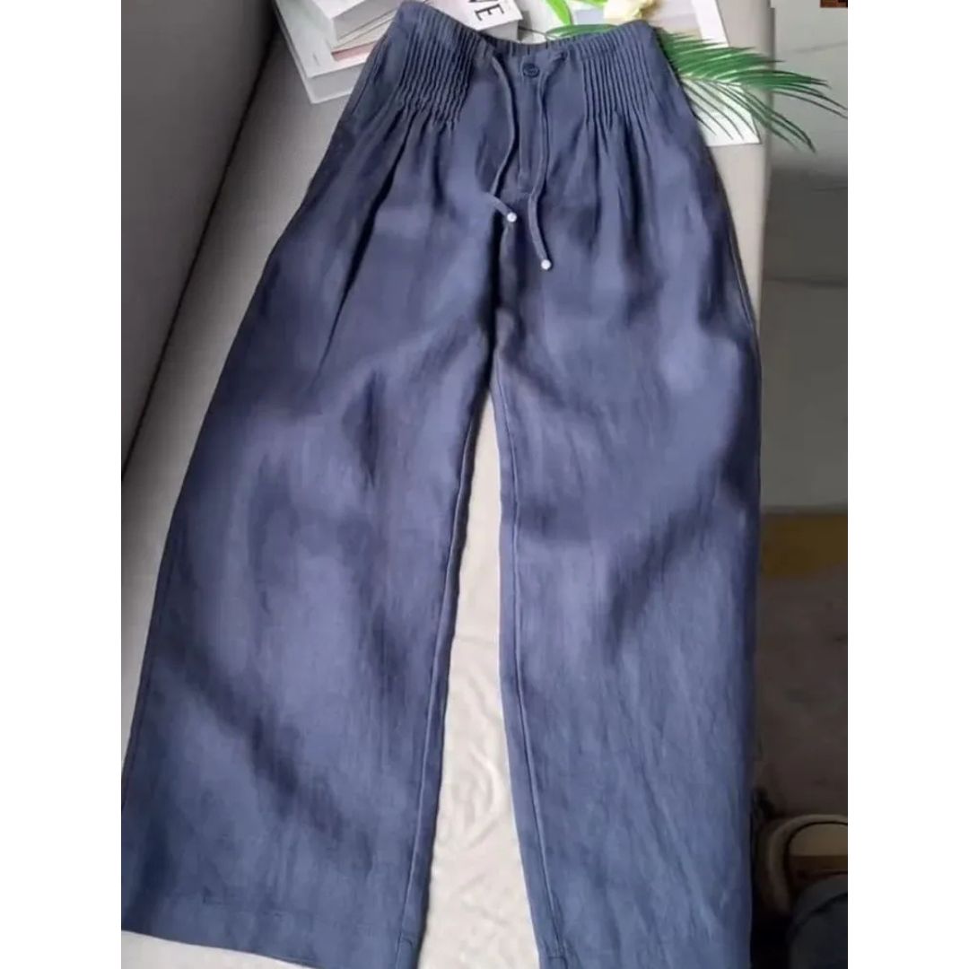 JULES - PLEATED WIDE  LEG TROUSERS