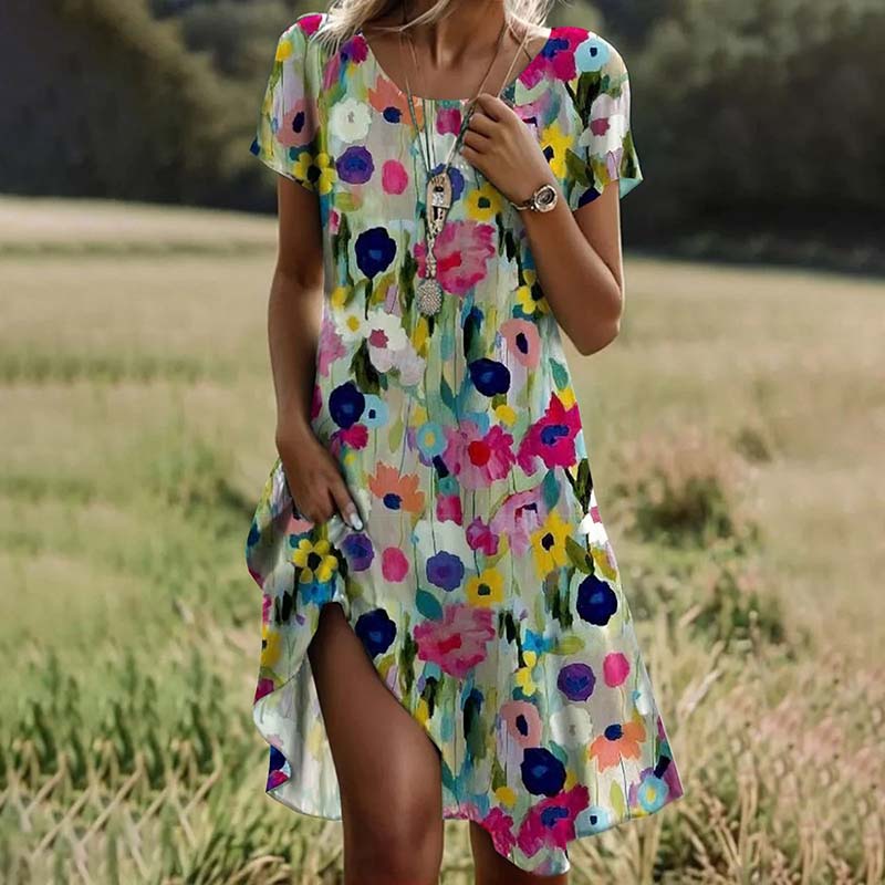 Delila | Floral Print Dress