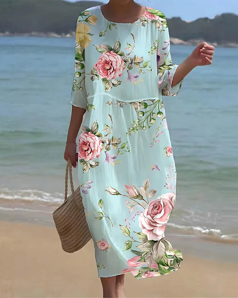 MARISOL - MODERN ELEGANT BLOOM DRESS
