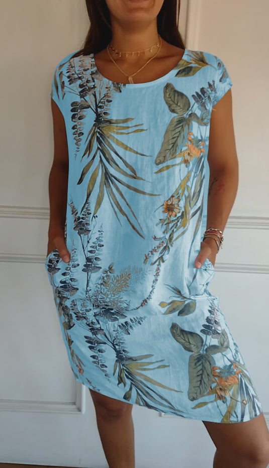 Ysella - Casual Printed Dress
