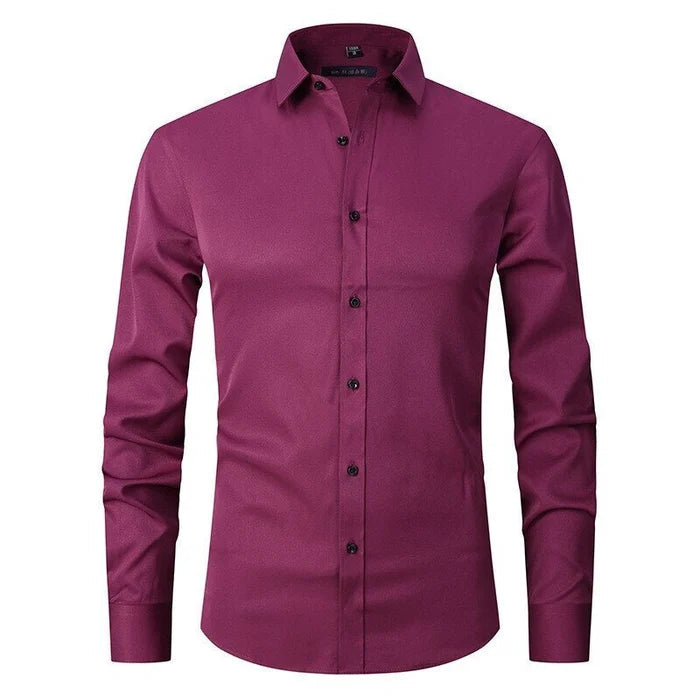 JASON - WRINKLE FREE LONGSLEEVES POLO
