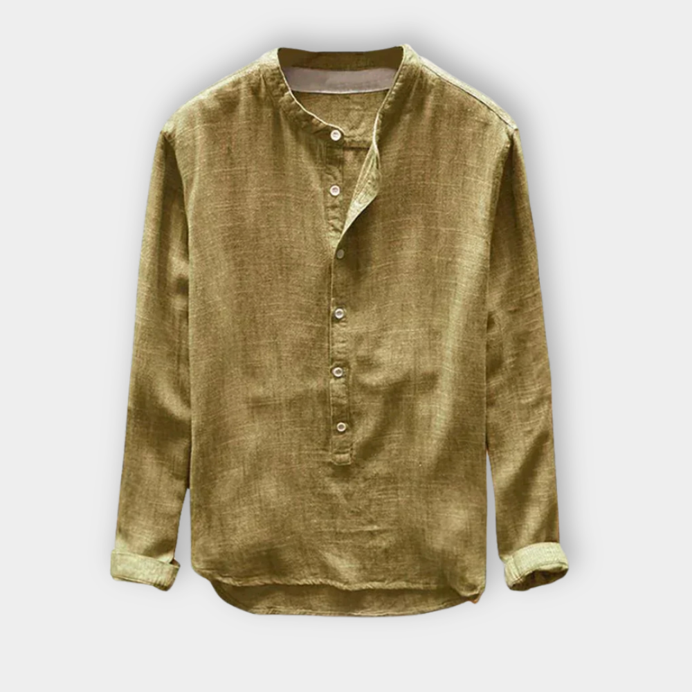 GRAYSON - CASUAL LINEN TOP
