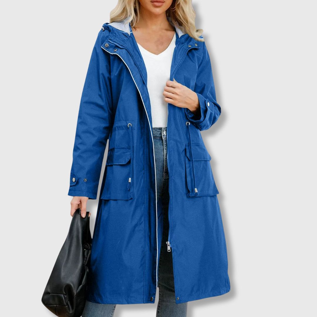 ZYRA - BAY MIST CLASSIC TRENCH COAT