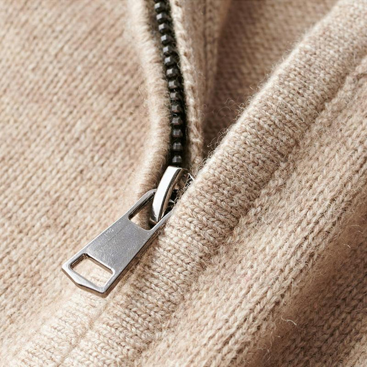 ZACK - PREMIUM ZIP-UP SWEATER