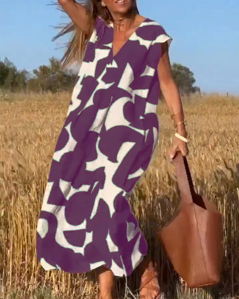 Kendall - Relaxed Abstract Dress