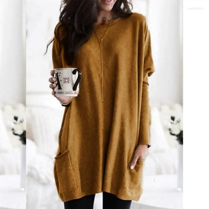 Sophia™ - Casual Pocket Sweater