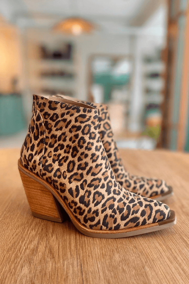Lila® | Ankle Boots with Leopard Print