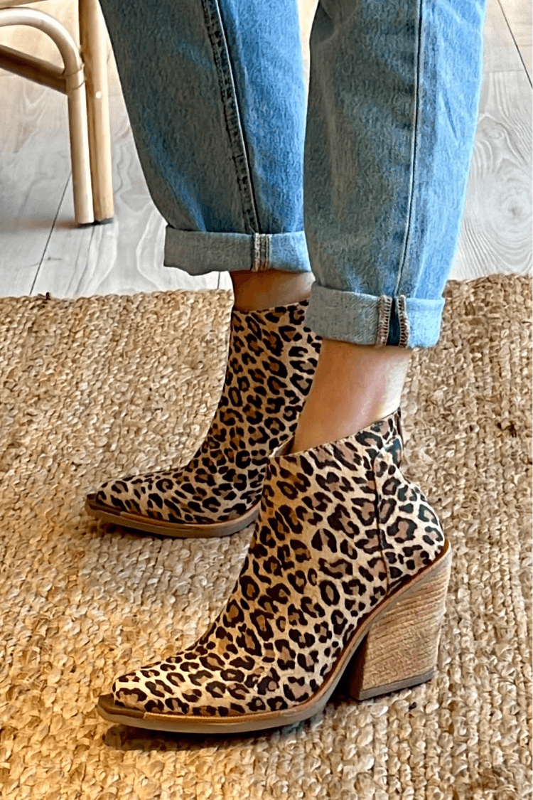 Lila® | Ankle Boots with Leopard Print