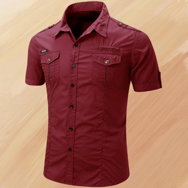 RANDALL - REFINED WARM-WEATHER BUTTON-UP WITH POCKET