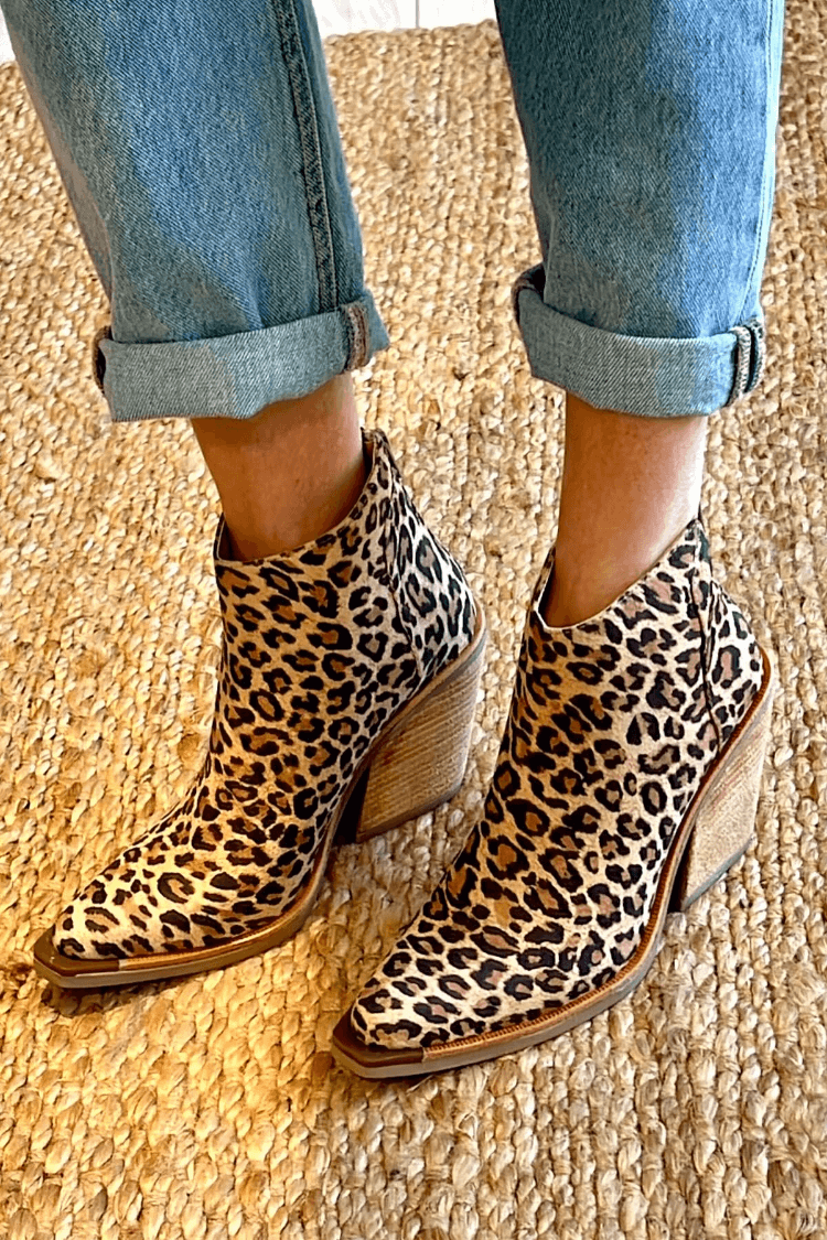 Lila® | Ankle Boots with Leopard Print