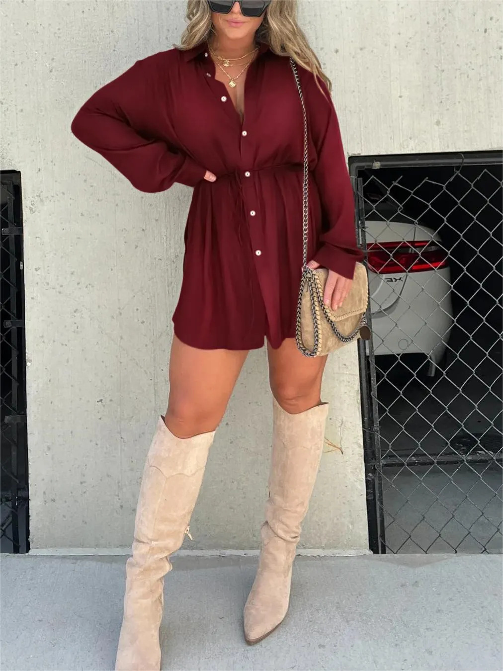 Fara - Chic Romper Dress