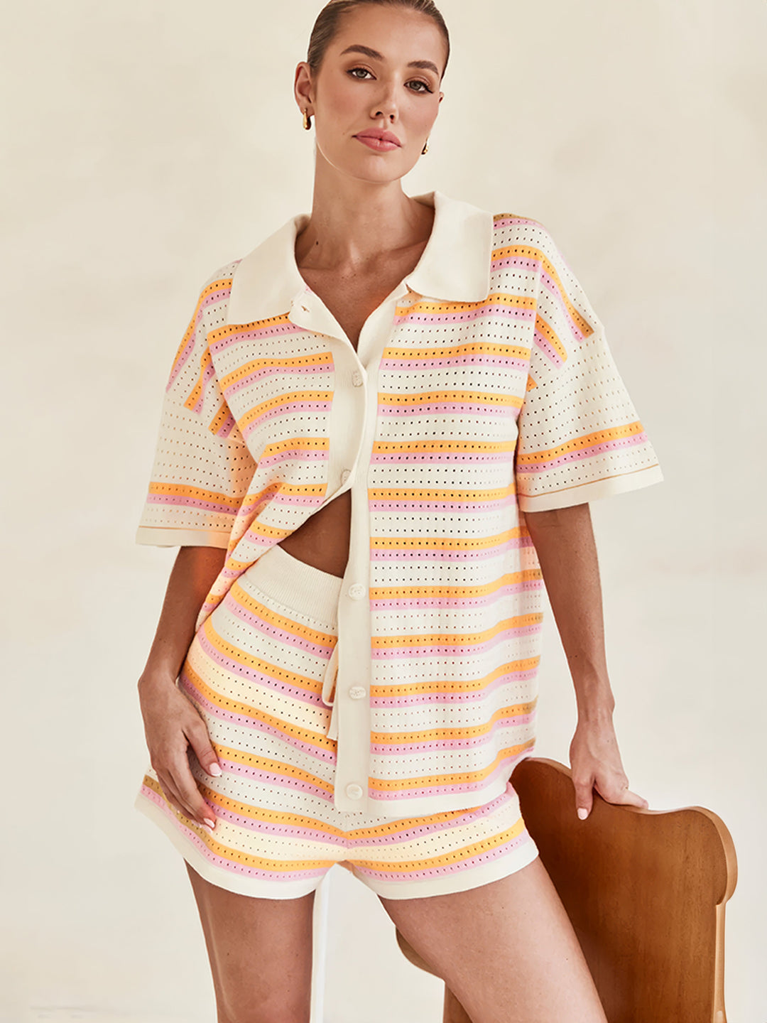 KAYTE - SUMMERY DESIGN KNIT SET