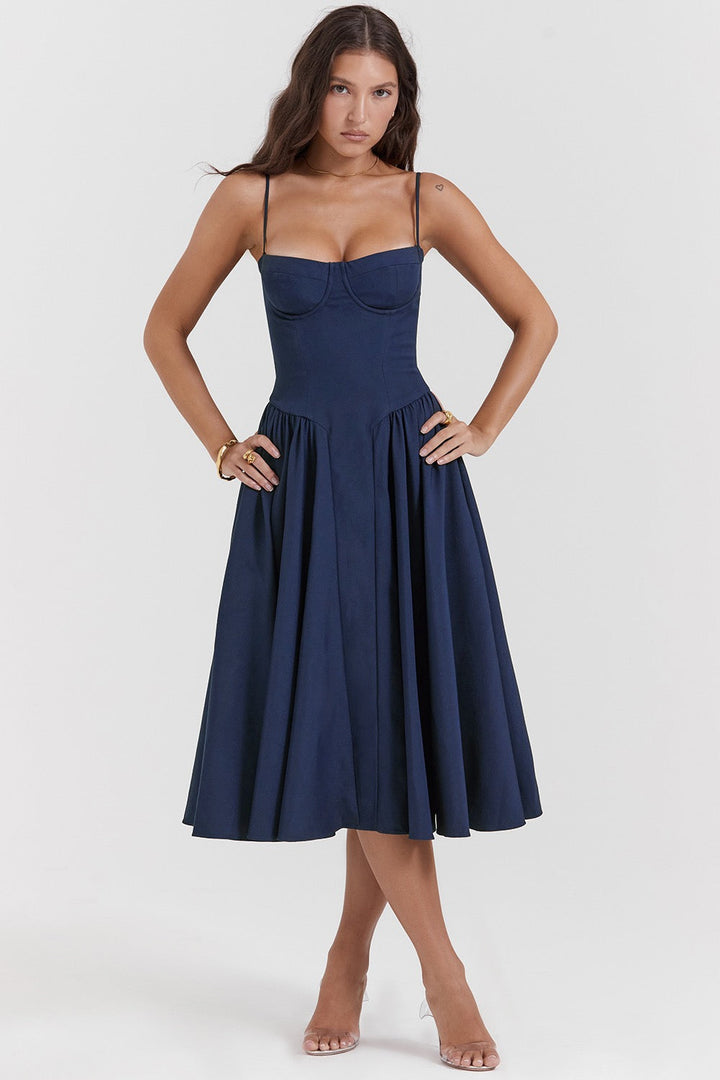 Phoebe - Vintage Cross-Border Fashionable Tank Long Dress