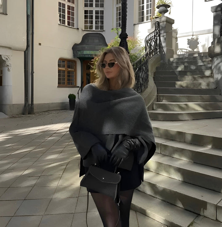 NANETTE – MAJESTIC GRACE CAPE COAT