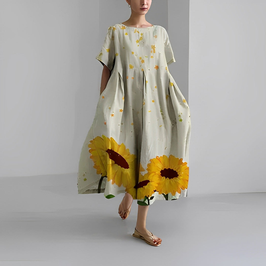 Floria - Vibrant Floral Dress