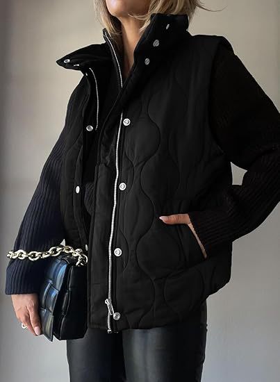 PAMU - CHIC CITY COLLARED PUFFER VEST
