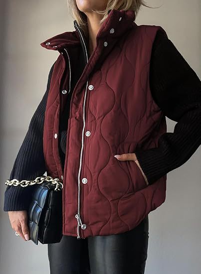 PAMU - CHIC CITY COLLARED PUFFER VEST