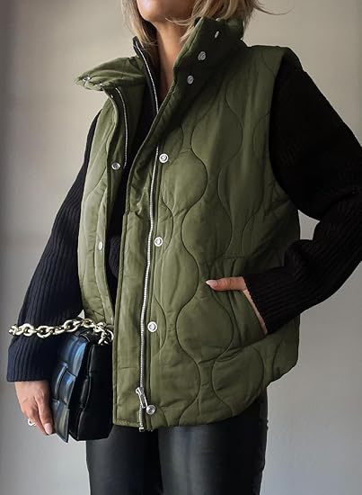 PAMU - CHIC CITY COLLARED PUFFER VEST