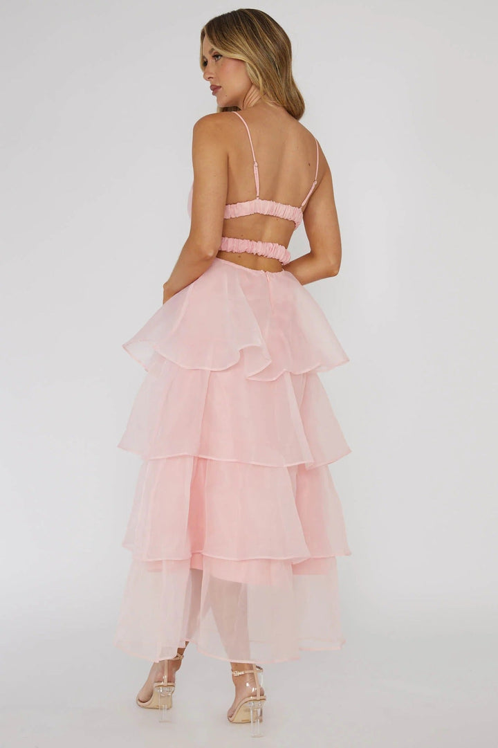 LOVETT - CHIC PLUNGING DRESS