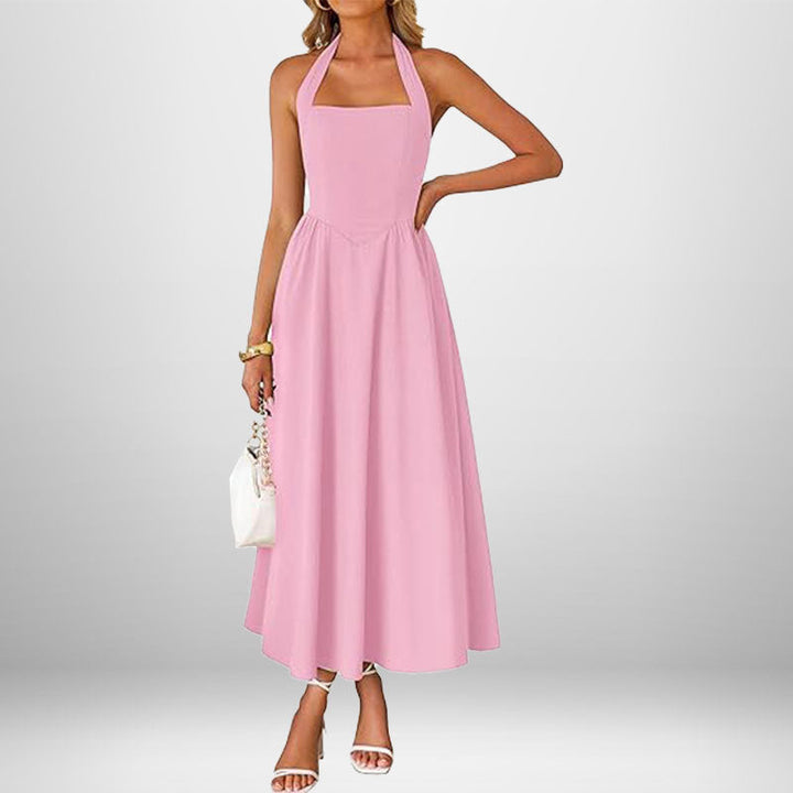 IZA - TIMELESS HALTER DRESS