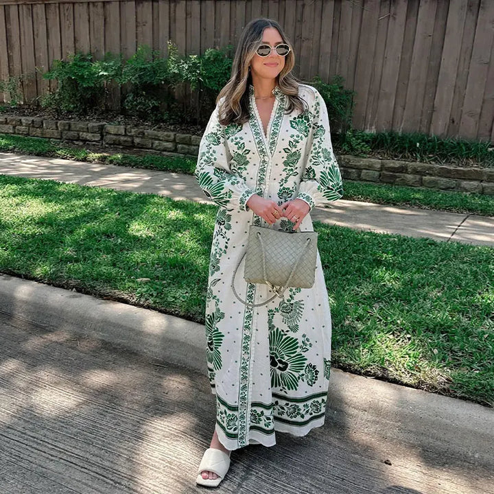 CASSANDRA - GLAMOROUS FULL-LENGTH DRESS