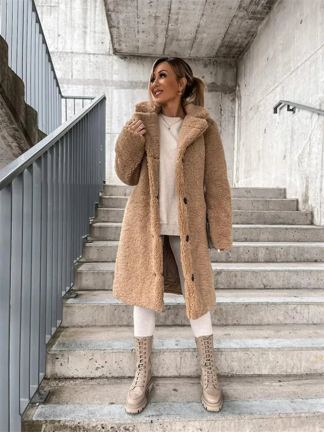 CARALINE - FLEECE FROST COAT