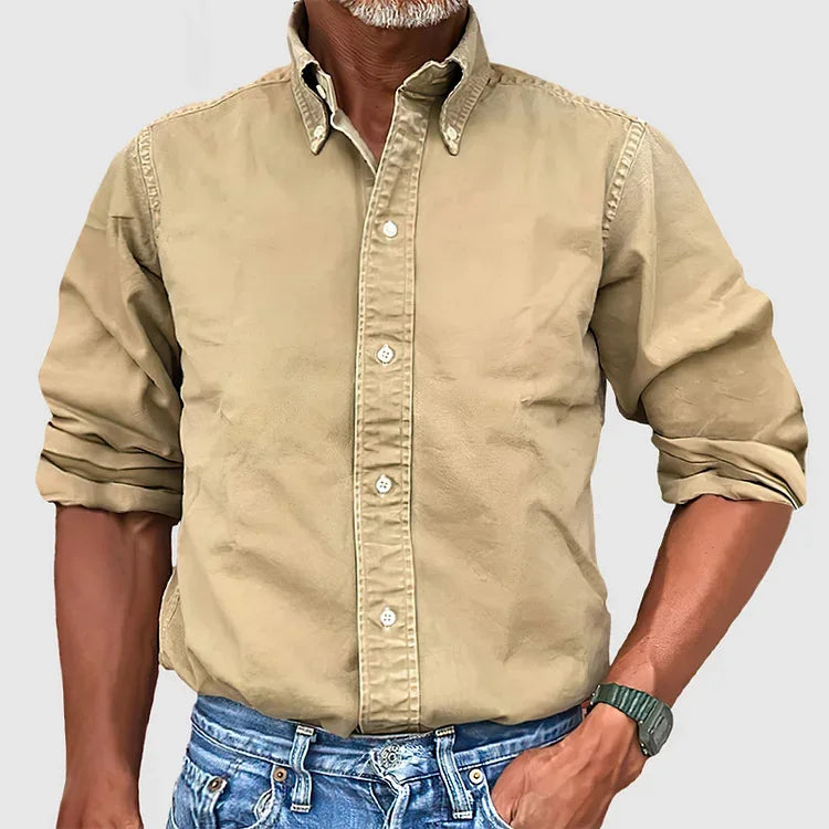 GARETH - COZY COTTON SHIRT