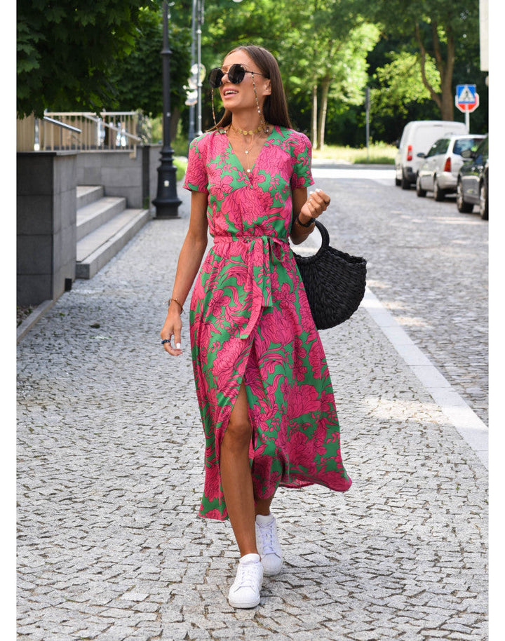 Leanne - Elegant Tummy Covering Dress