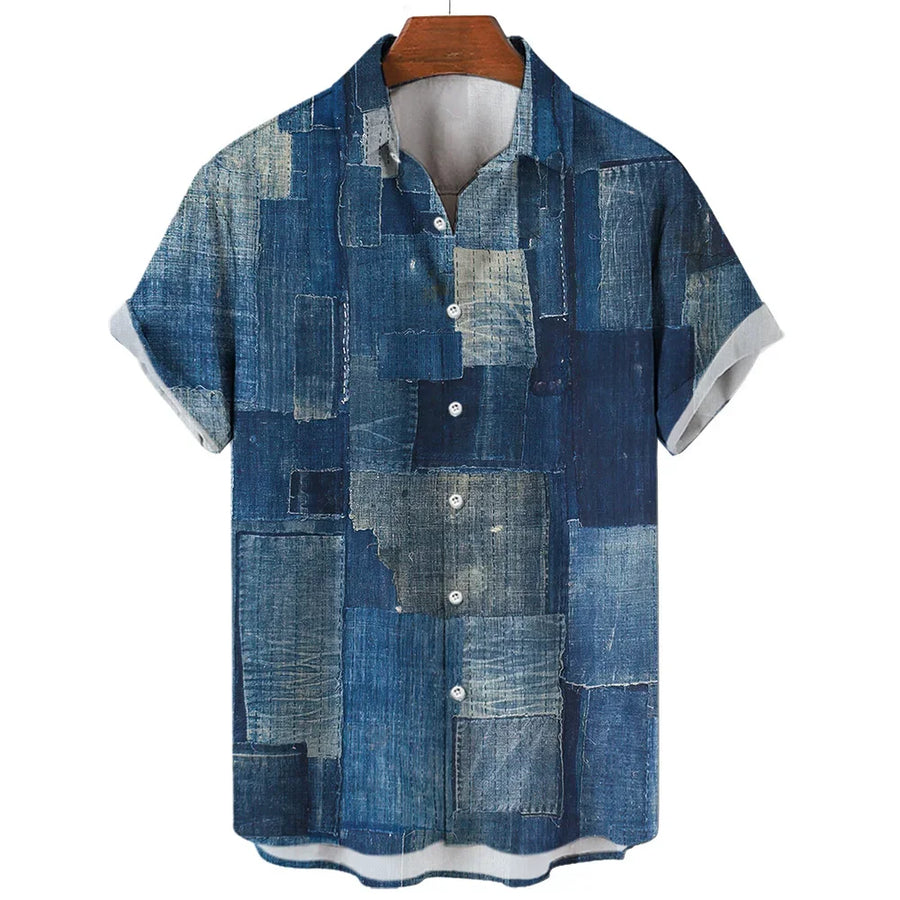 ELGAR - MODERN PATTERN BLOCK POLO