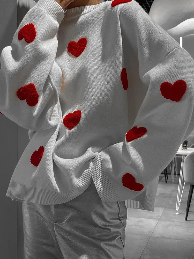 ALITA - SWEET HEARTS COZY PULLOVER