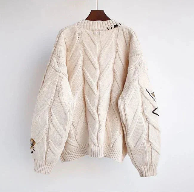 Zoe™ - Embroidered Knitted Cardigan