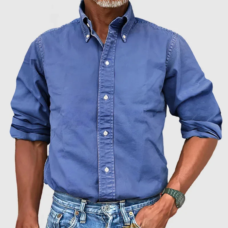 GARETH - COZY COTTON SHIRT