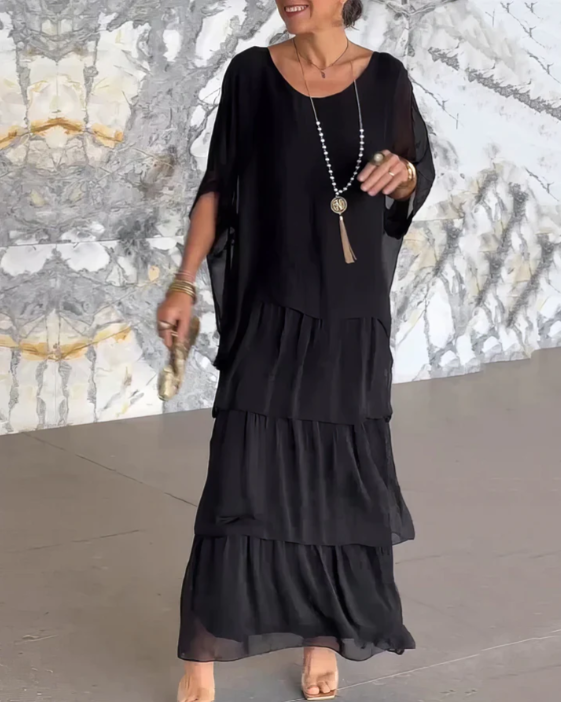 Carolina™ - Elegant Tummy Covering Maxi Dress