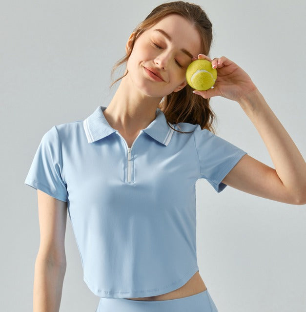 MESTIZA - MODERN ELEGANT SHORT SLEEVE BLOUSE