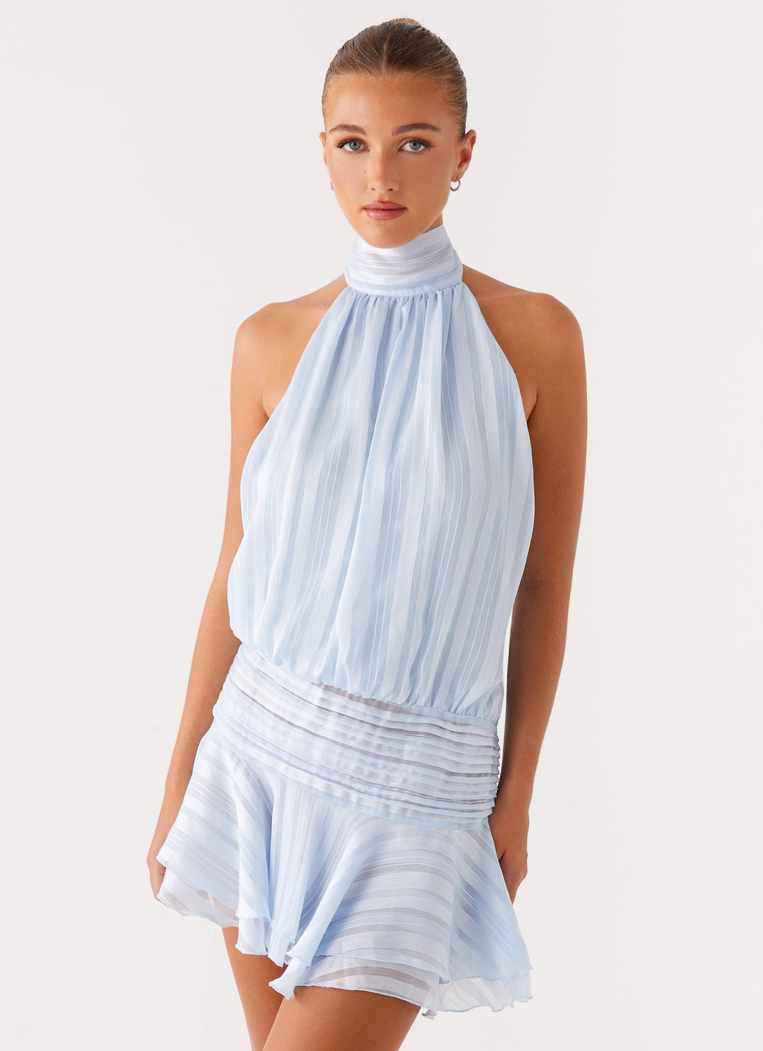 NERIAH - ELEGANT CHIFFON MINI DRESS