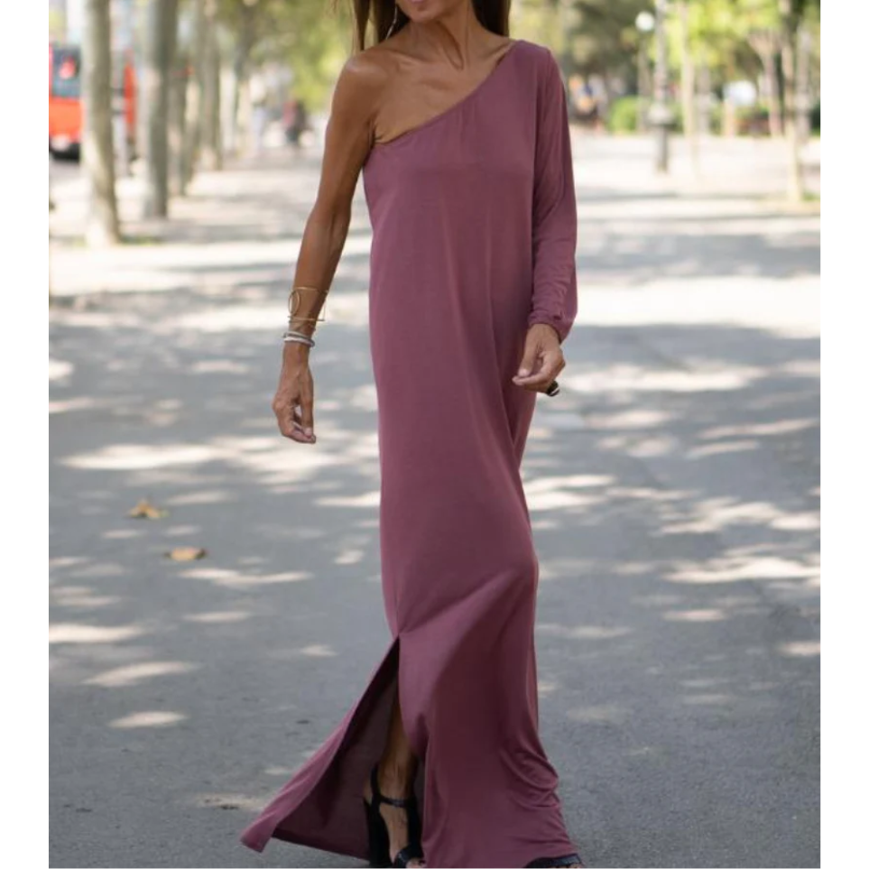 Aiden™ - Elegant One-Shoulder Dress