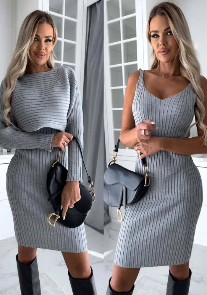 MACY – TRENDSETTING KNIT MINI DRESS DUO