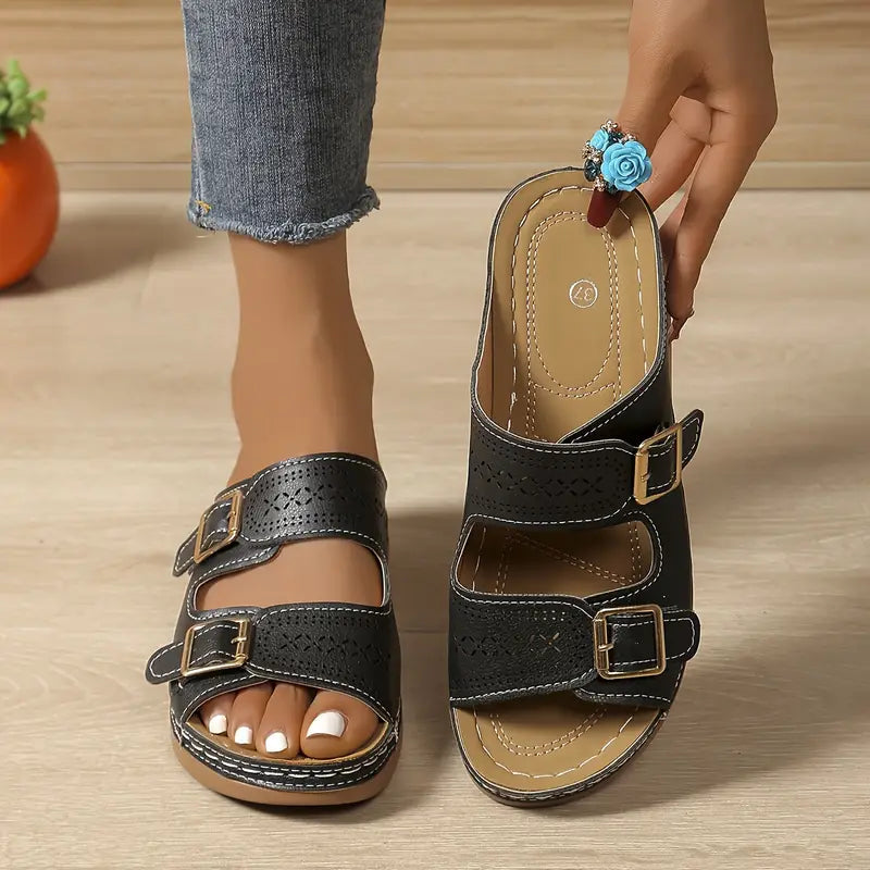 ERICA – EVERYDAY COMFORT WEDGE SANDALS