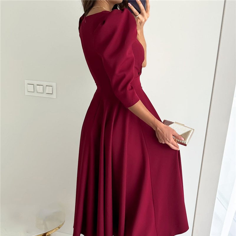 GOLA - WAIST-SLIMMING MIDI DRESS STYLE