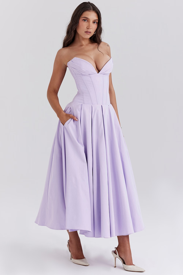 BETHY - CLASSIC BLACK PARTY DRESS